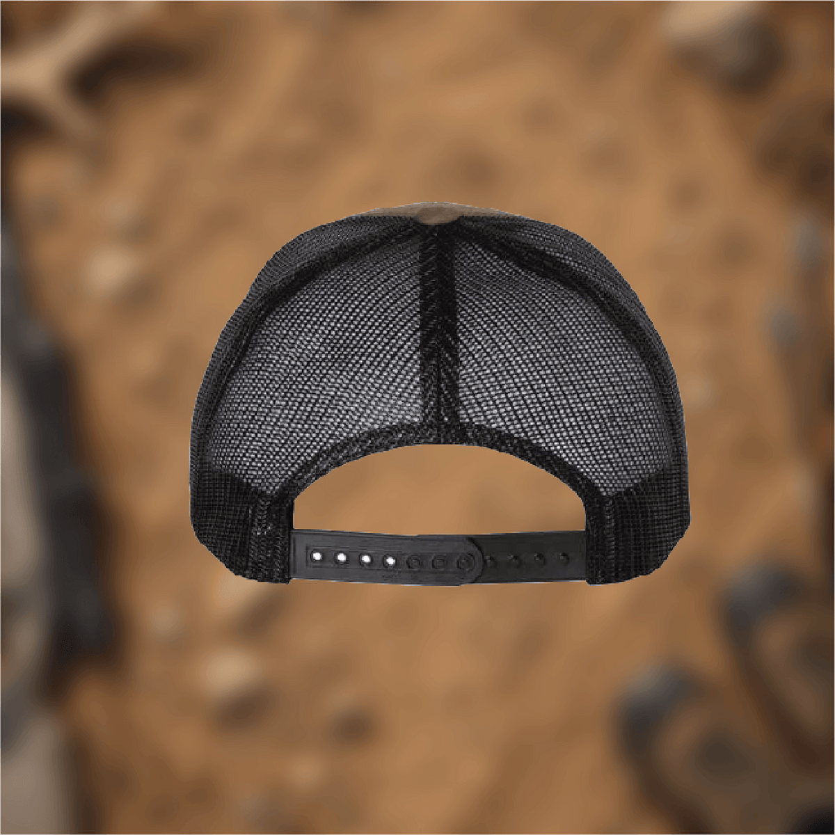 EHC Coyote/Black Trucker Block Patch