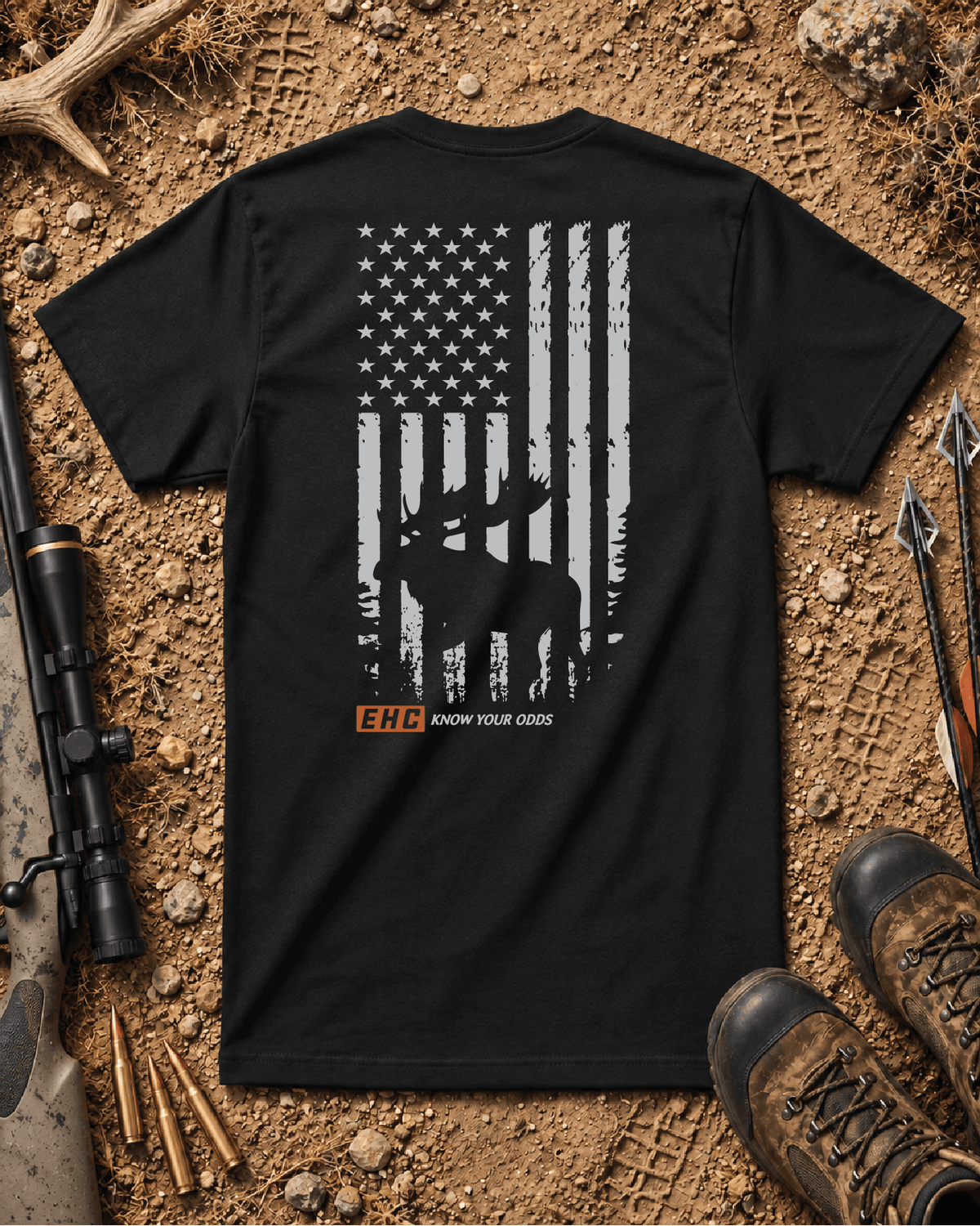 EHC Moose Flag Unisex T-Shirt