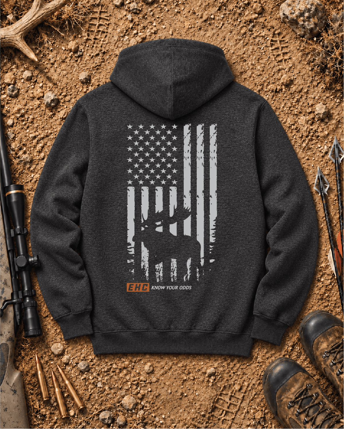 EHC Moose Flag Hoodie