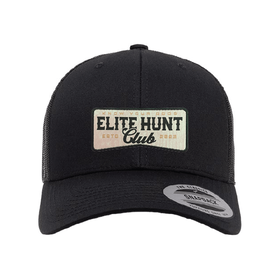 EHC Black Trucker Fancy Patch