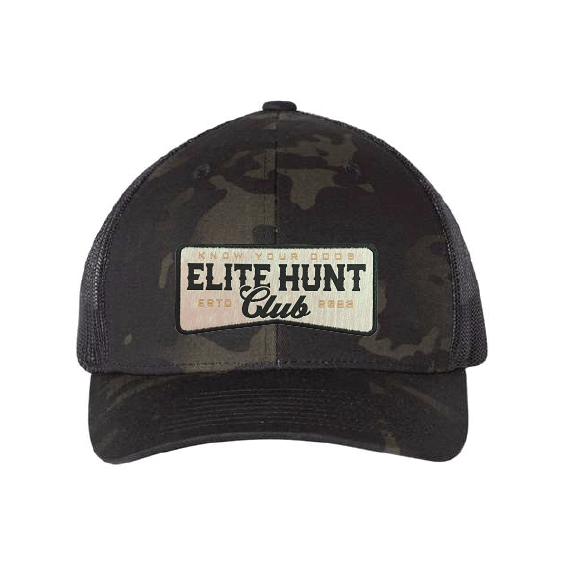 EHC Black Camo Trucker Fancy Patch