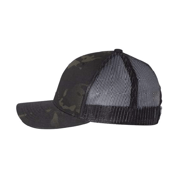 EHC Black Camo Trucker Block Patch