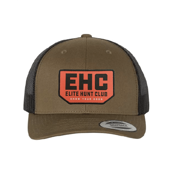 EHC Coyote/Black Trucker Block Patch