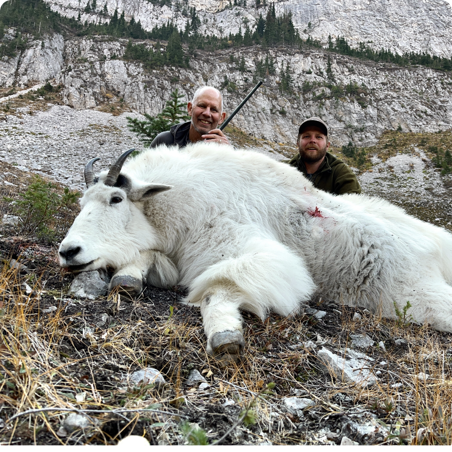 Win: Fall 2028 BC Mountain Goat & Mule Deer Hunt
