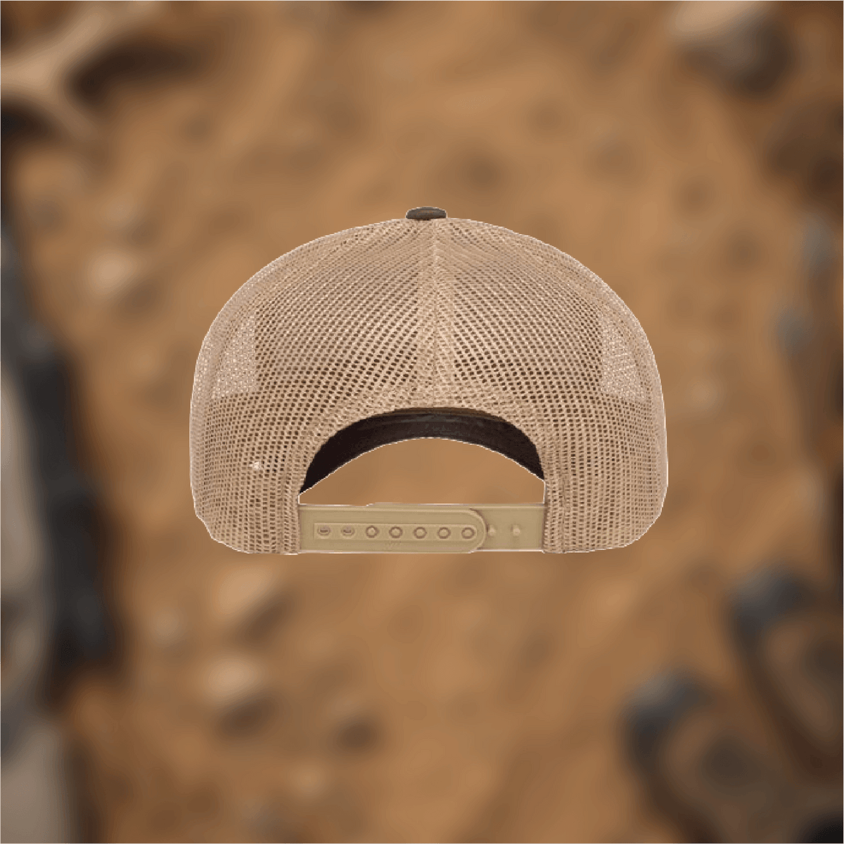 EHC Brown/Khaki Trucker Fancy Patch