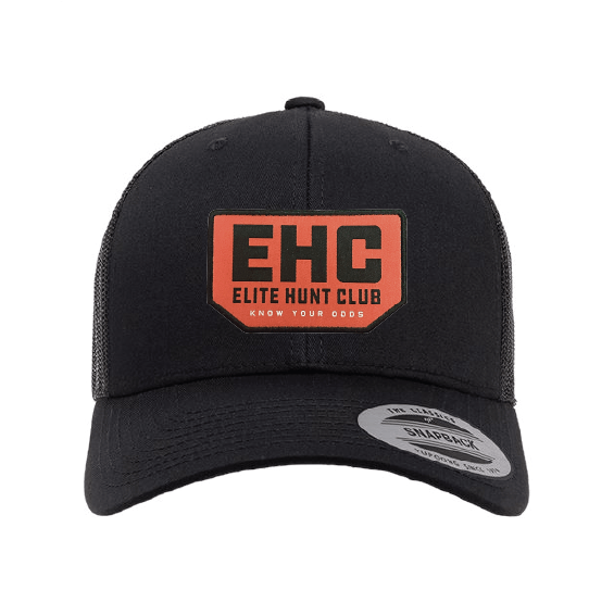 EHC Black Trucker Block Patch