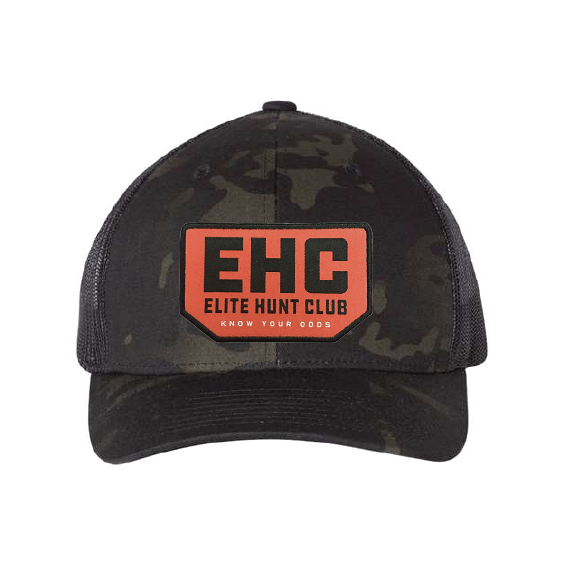 EHC Black Camo Trucker Block Patch