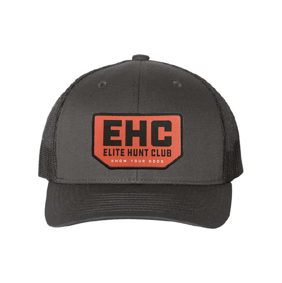 EHC Gray/Black Trucker Block Patch