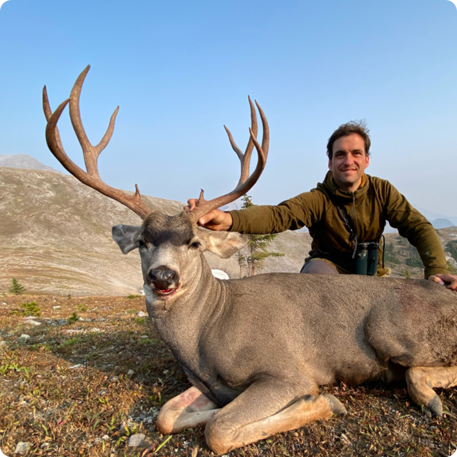 Win: Fall 2028 BC Mountain Goat & Mule Deer Hunt